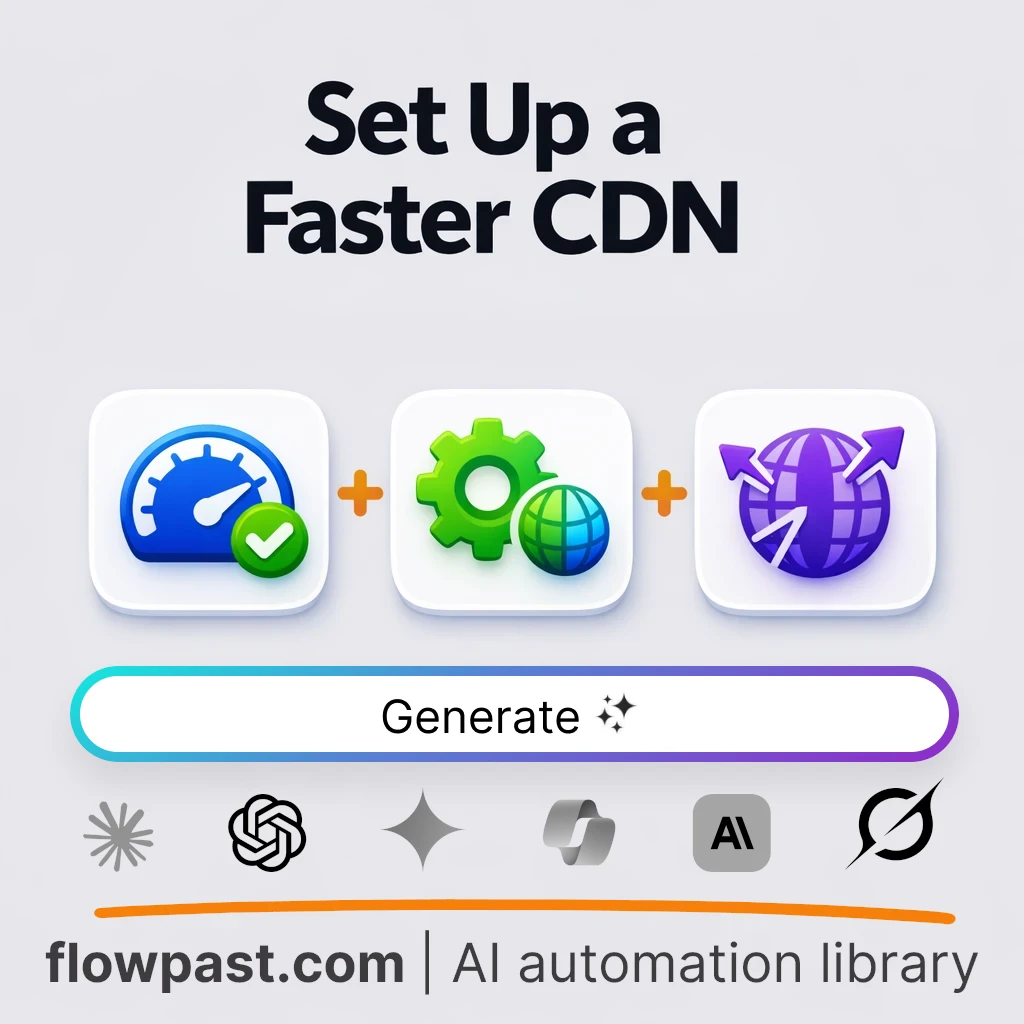 Set Up a Global CDN Playbook with this AI Prompt - AI prompt template