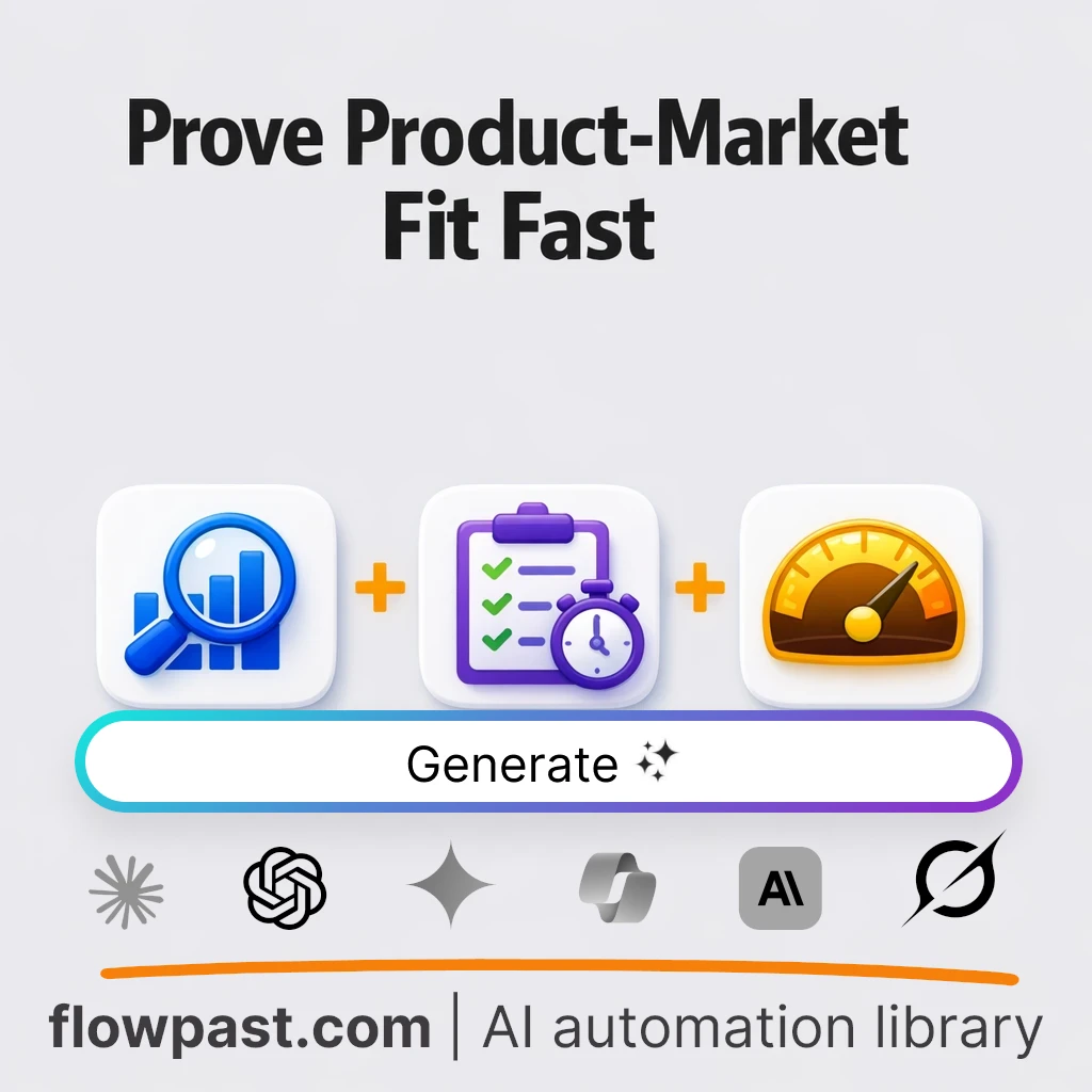 Build PMF Validation Experiments with this AI Prompt - AI prompt template