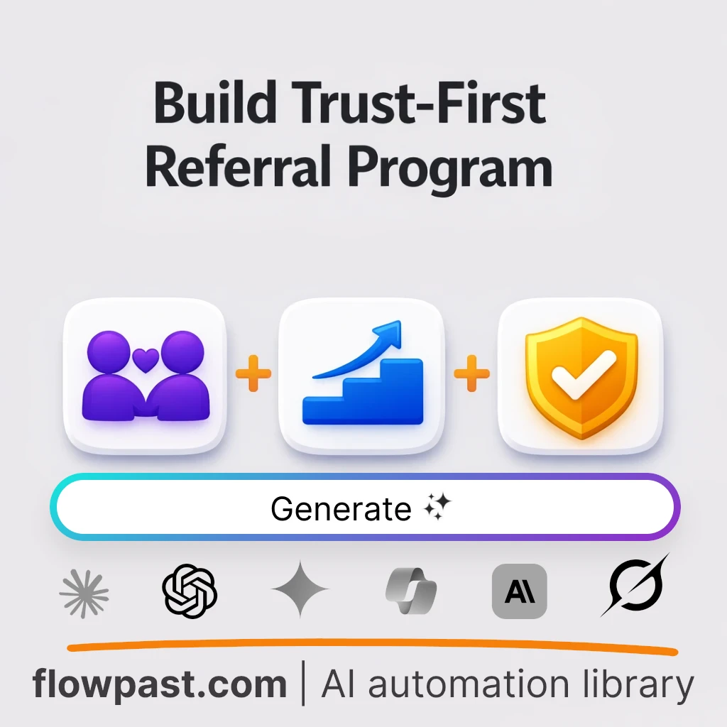 Design Relationship-First Referral Program AI Prompt - AI prompt template