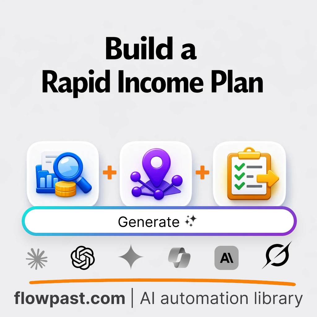 Build a Zero-Budget Income Plan with this AI Prompt - AI prompt template