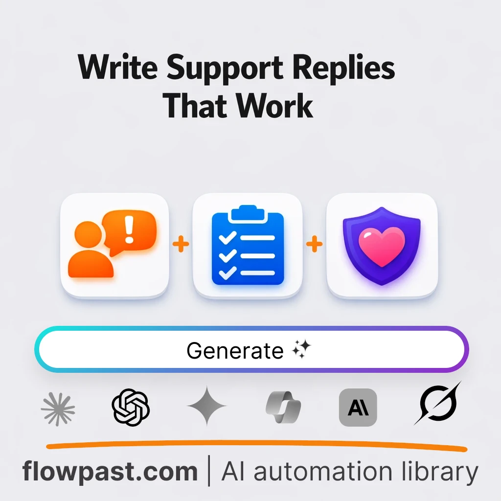 Write Customer Support Replies with this AI Prompt - AI prompt template
