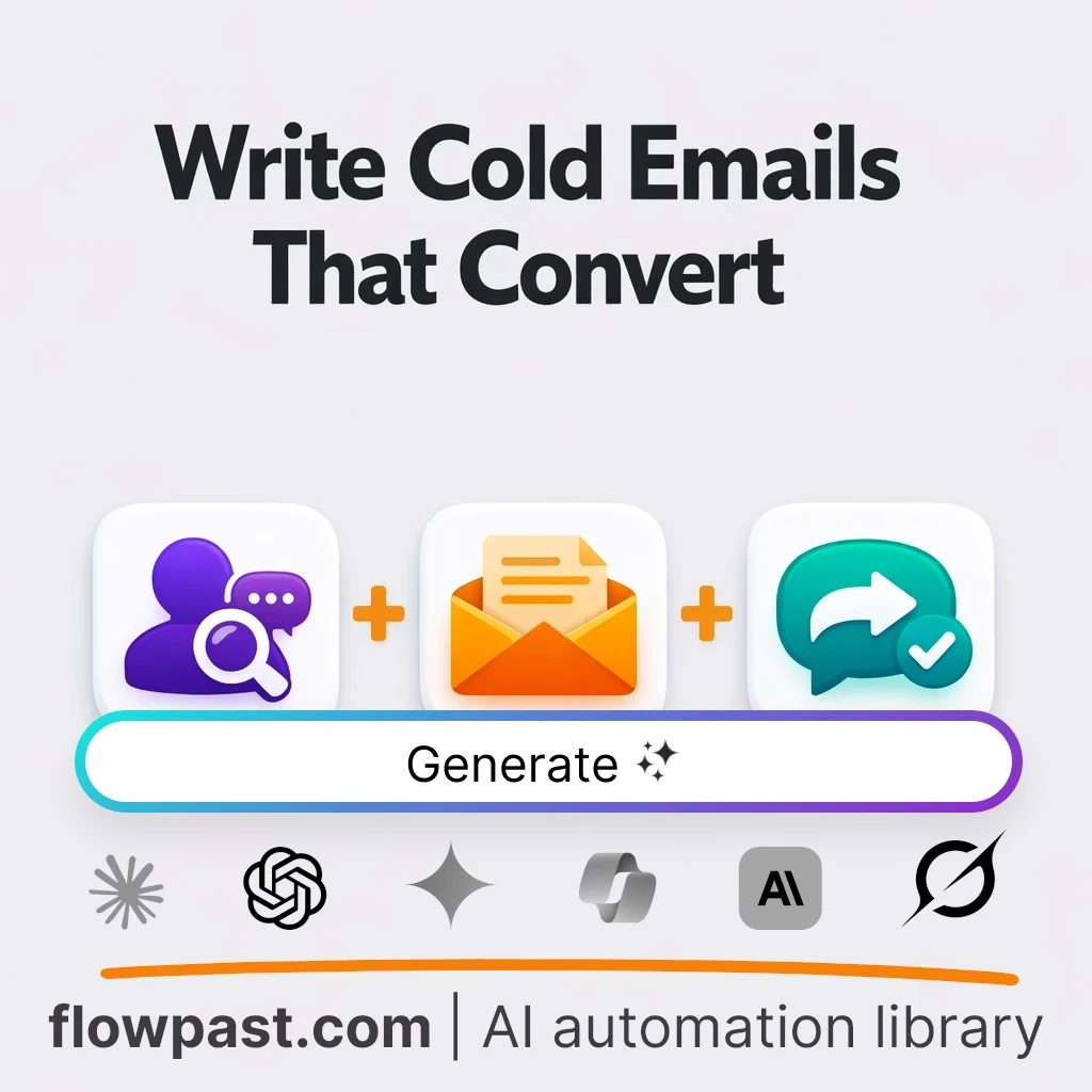 Write a Personalized Cold Email with this AI Prompt - AI prompt template