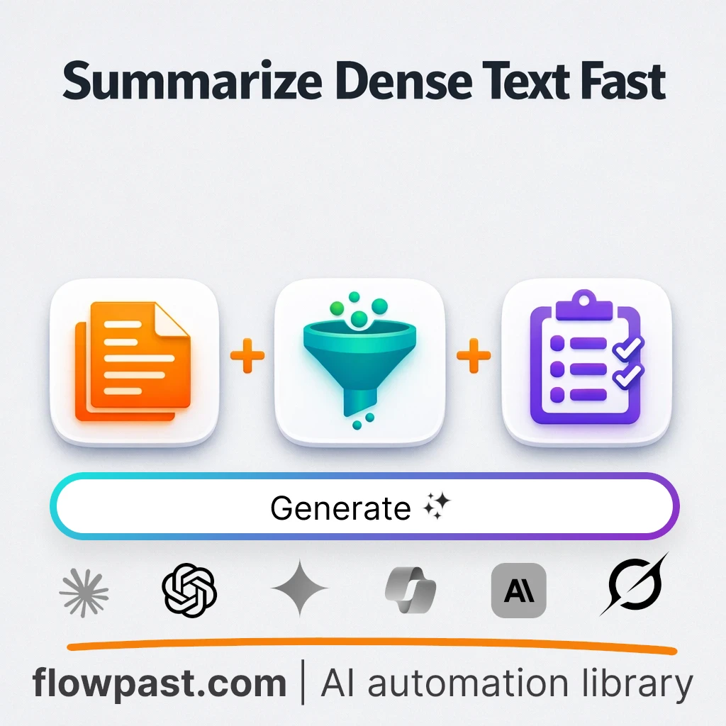 Turn Dense Text Into Bullet Summaries AI Prompt - AI prompt template