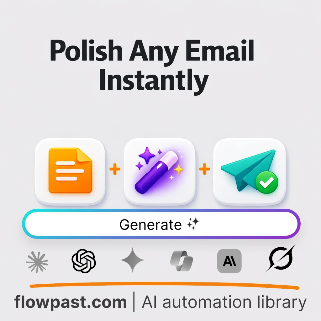 Polish Business Emails for Any Tone AI Prompt - AI prompt template