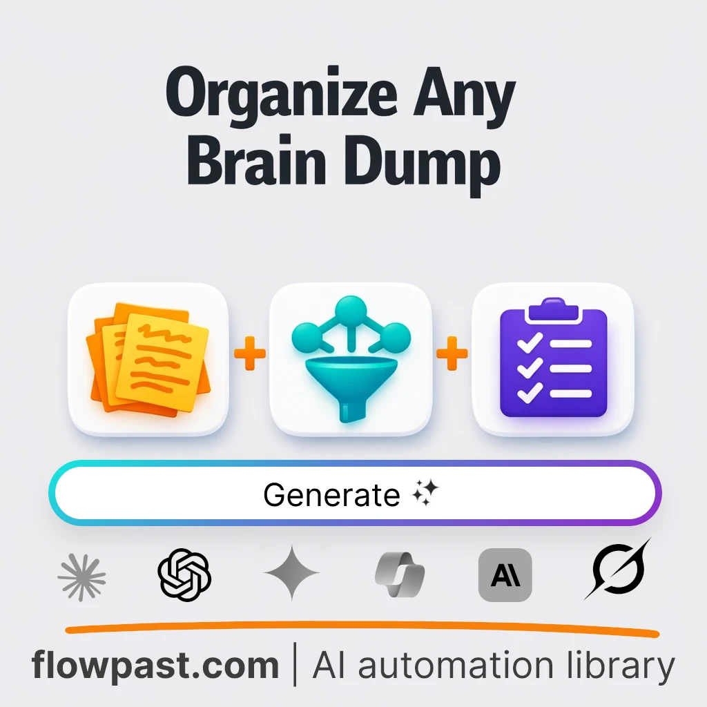 Turn Messy Notes Into Clear Action Plan AI Prompt - AI prompt template