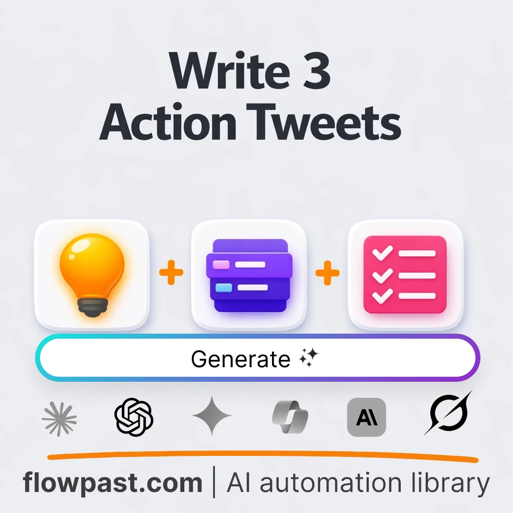 Write 3 What Why How Tweets with this AI Prompt - AI prompt template