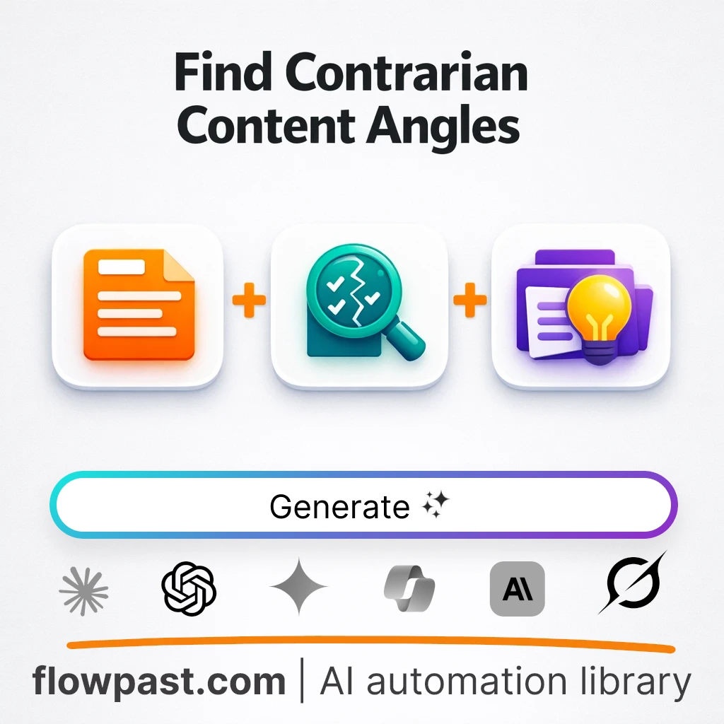 Generate Contrarian Content Angles AI Prompt - AI prompt template