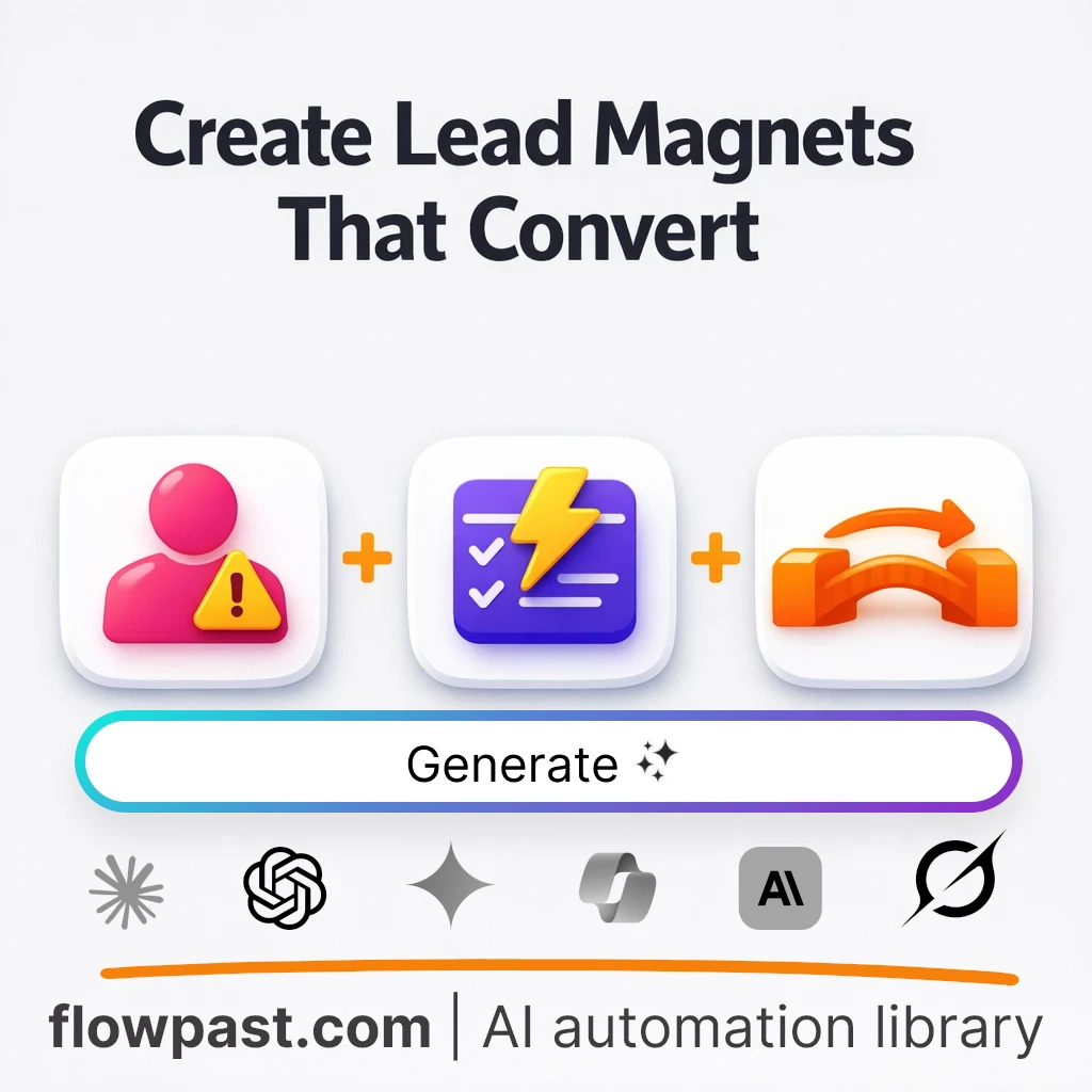 Generate Lead Magnet Ideas That Convert AI Prompt - AI prompt template