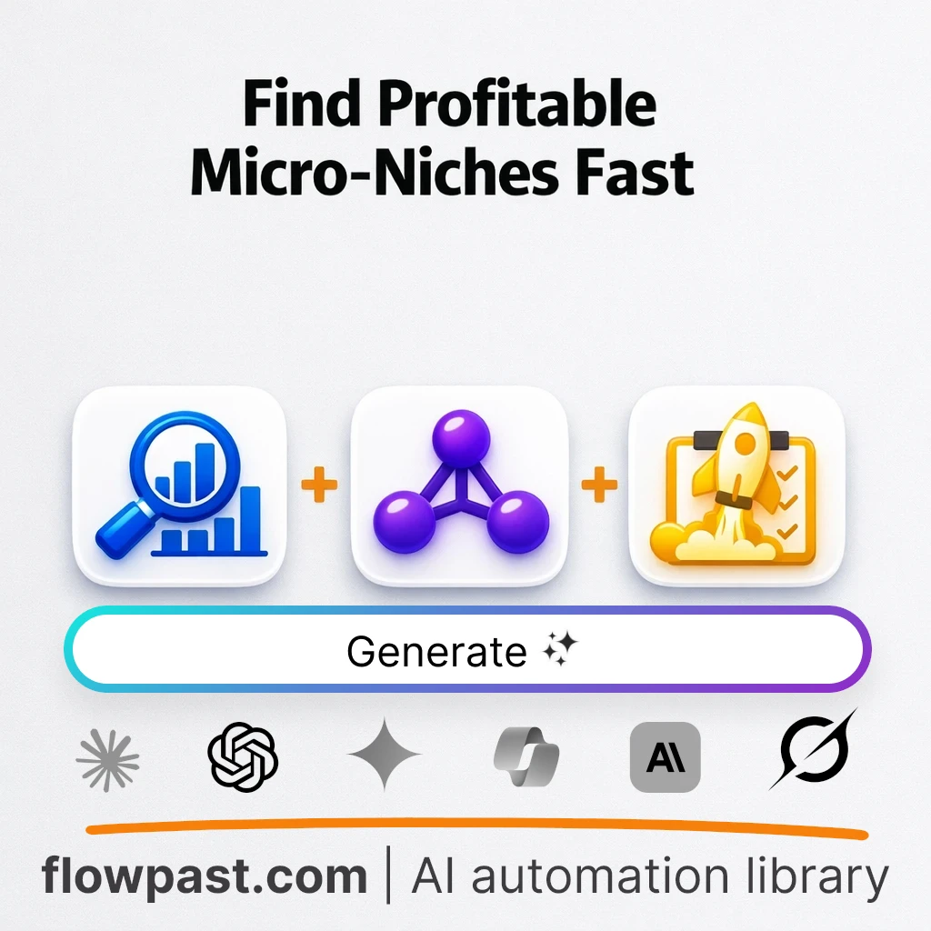 Find Profitable Micro-Niches with this AI Prompt - AI prompt template