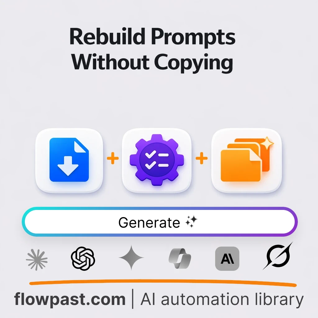 Rebuild Any Source Prompt Into a Deployable AI Prompt - AI prompt template