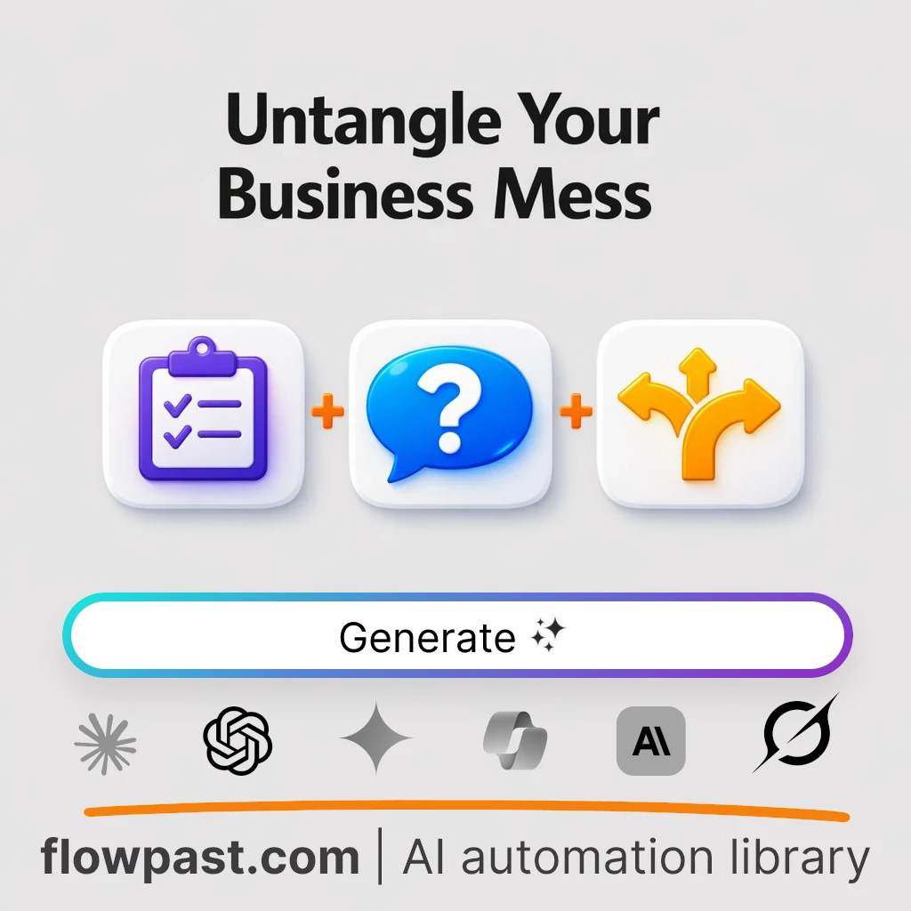 Untangle Solo Business Bottlenecks AI Prompt - AI prompt template