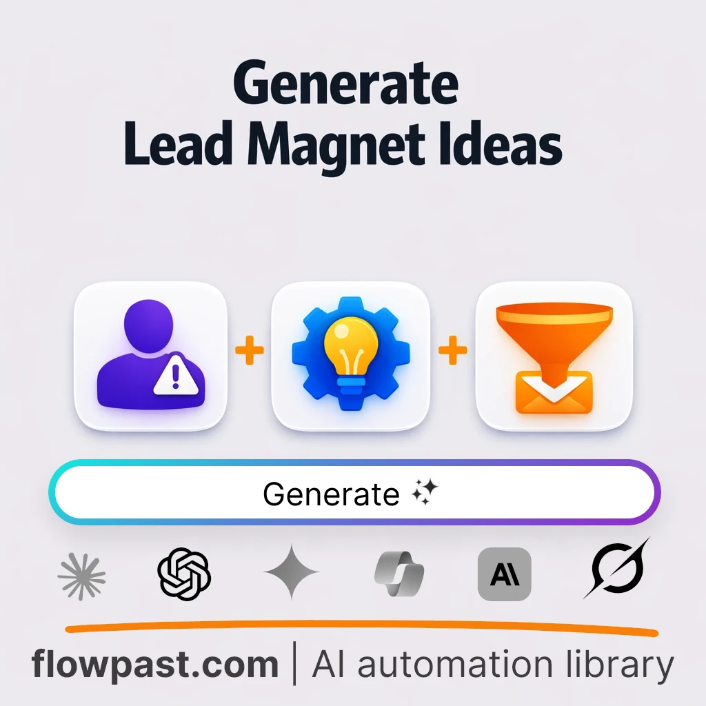 Generate 40 Lead-Gen Digital Product Ideas AI Prompt - AI prompt template