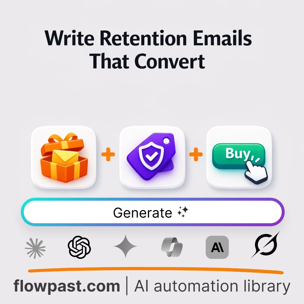 Write a Retention Discount Email with this AI Prompt - AI prompt template