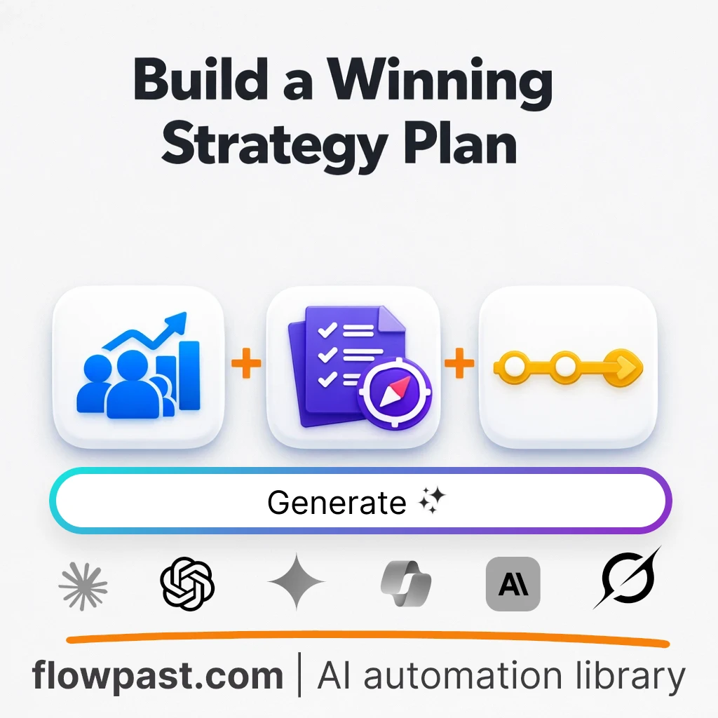 Build a Business Strategy Outline with this AI Prompt - AI prompt template