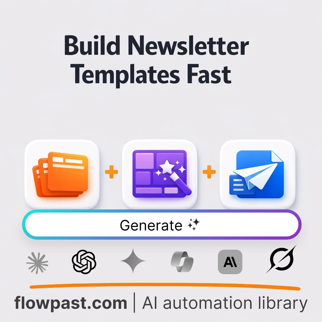 Build Two Newsletter Blueprints with this AI Prompt - AI prompt template