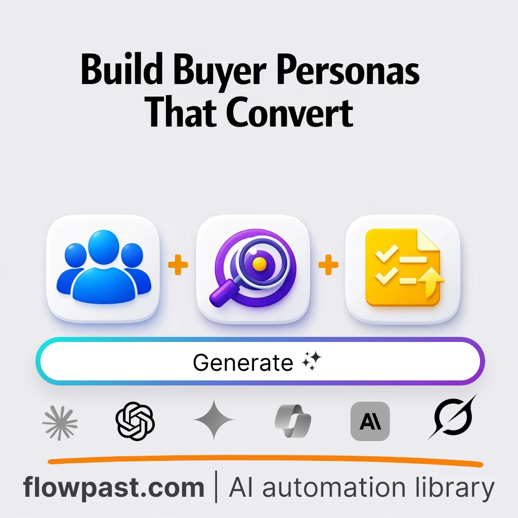 Create 3 Customer Personas with this AI Prompt - AI prompt template