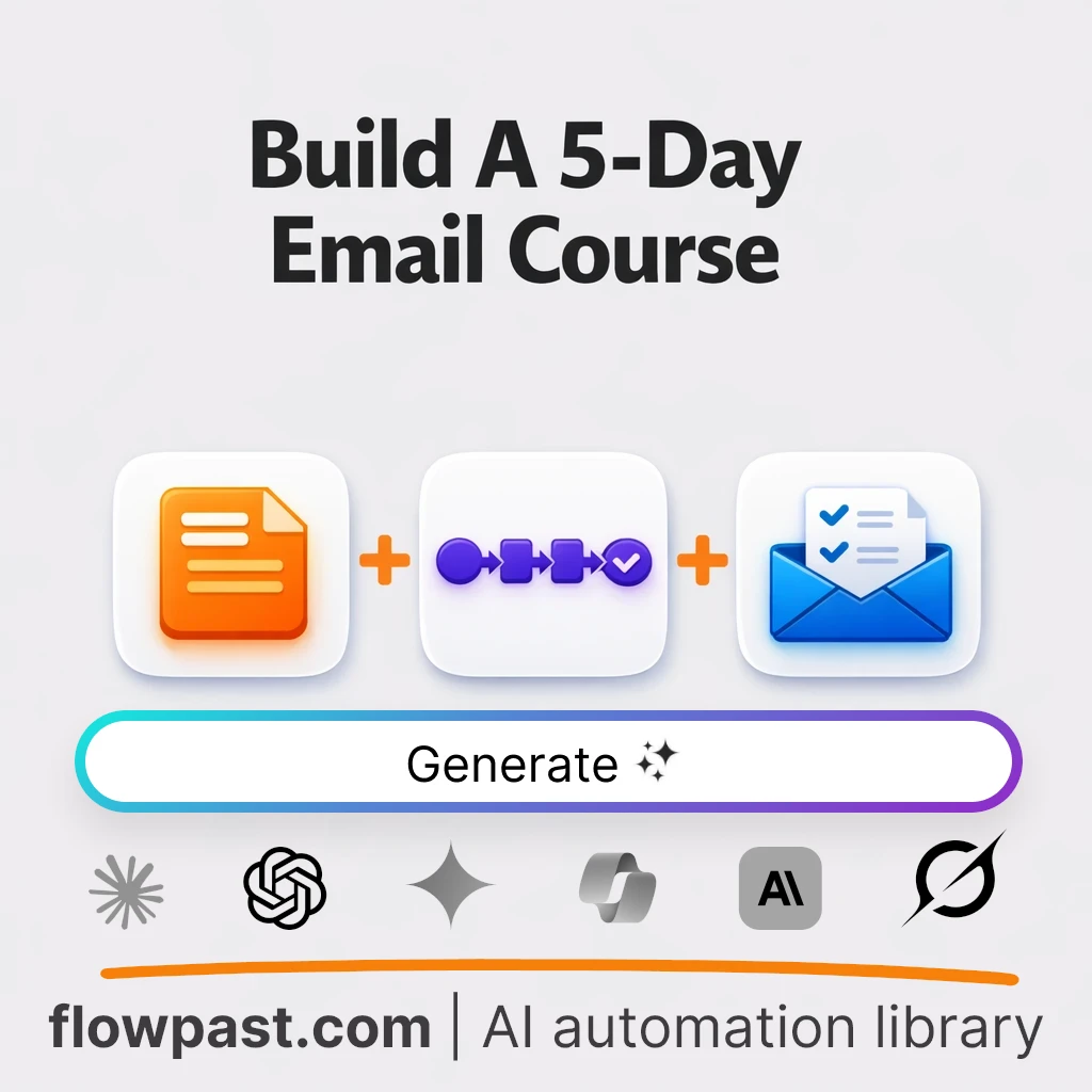 Build a 5-Day Email Mini-Course Blueprint AI Prompt - AI prompt template