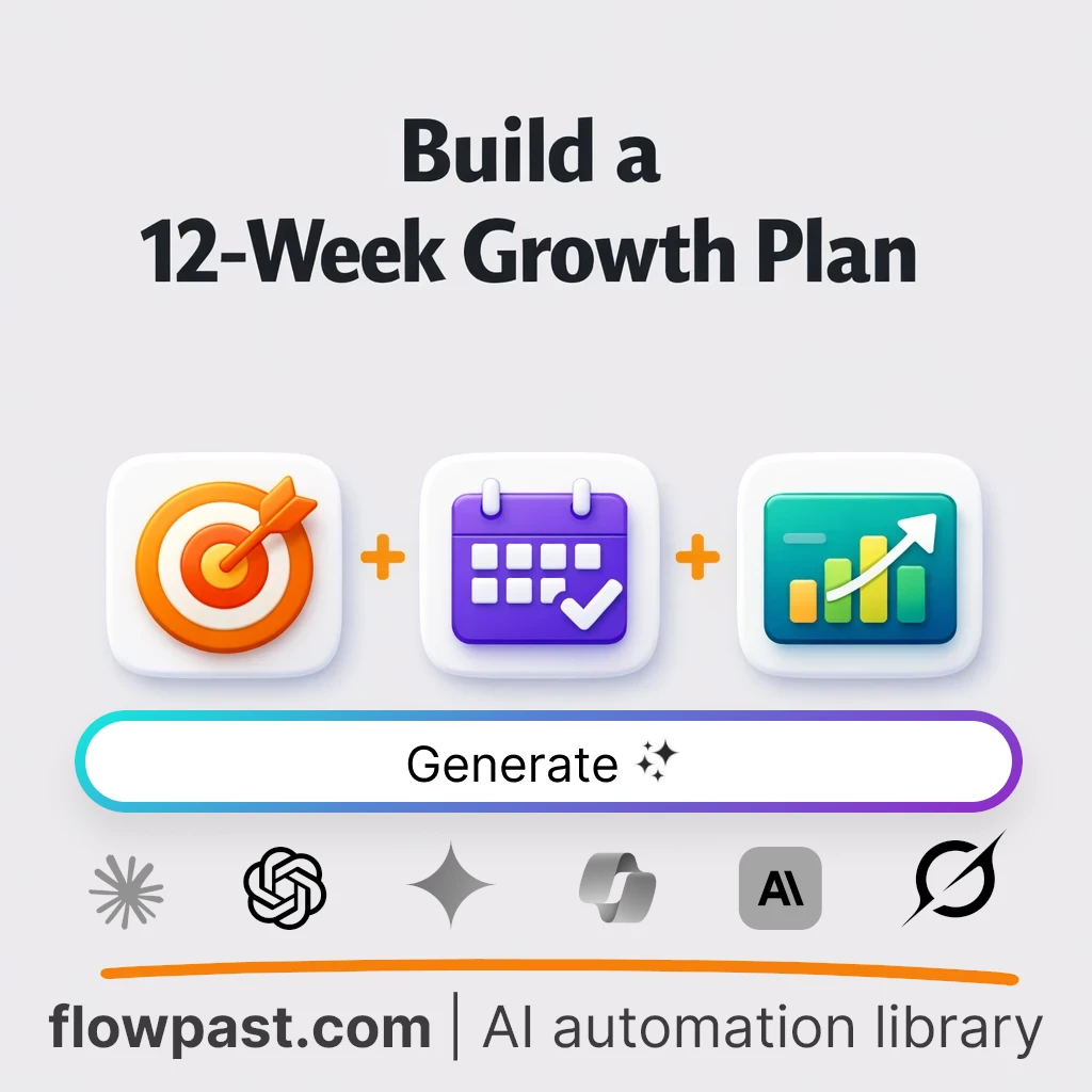 Build Two 12-Week Business Roadmaps AI Prompt - AI prompt template