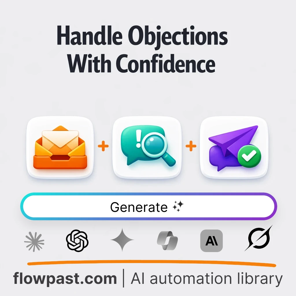 Write Objection Replies with this AI Prompt - AI prompt template