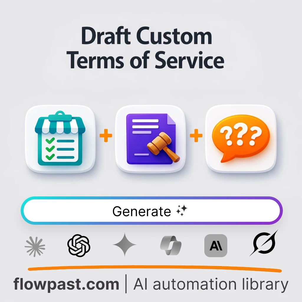 Draft Terms of Service for Your Website AI Prompt - AI prompt template