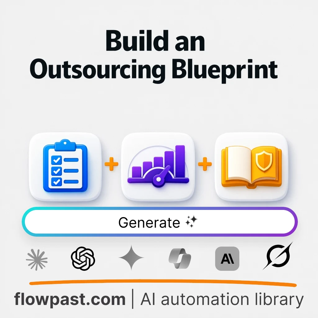 Build an Outsourcing Blueprint with this AI Prompt - AI prompt template