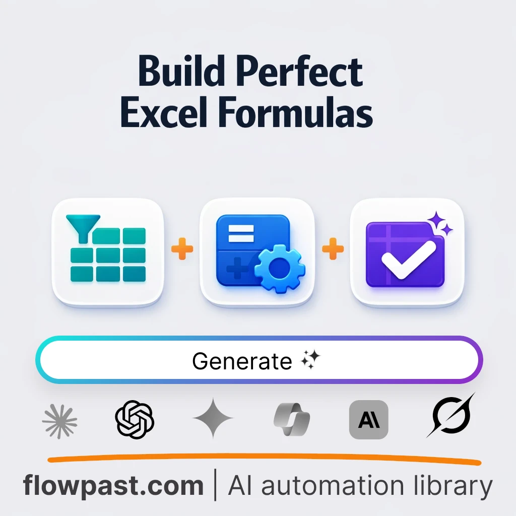 Build Advanced Excel Formulas AI Prompt - AI prompt template