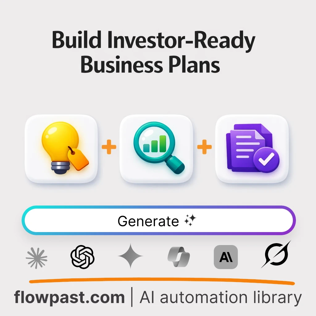 Create an Investor-Ready Business Plan AI Prompt - AI prompt template