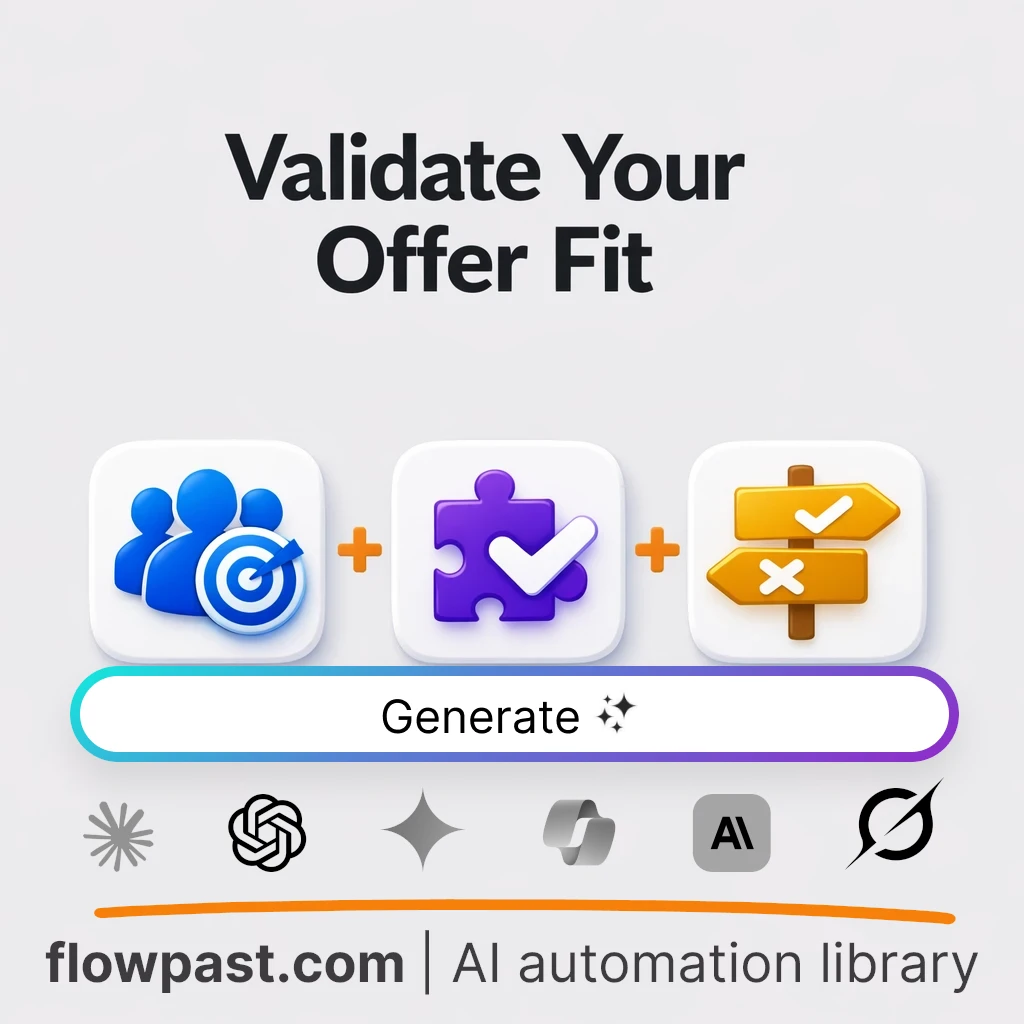Assess Product Market Fit AI Prompt - AI prompt template