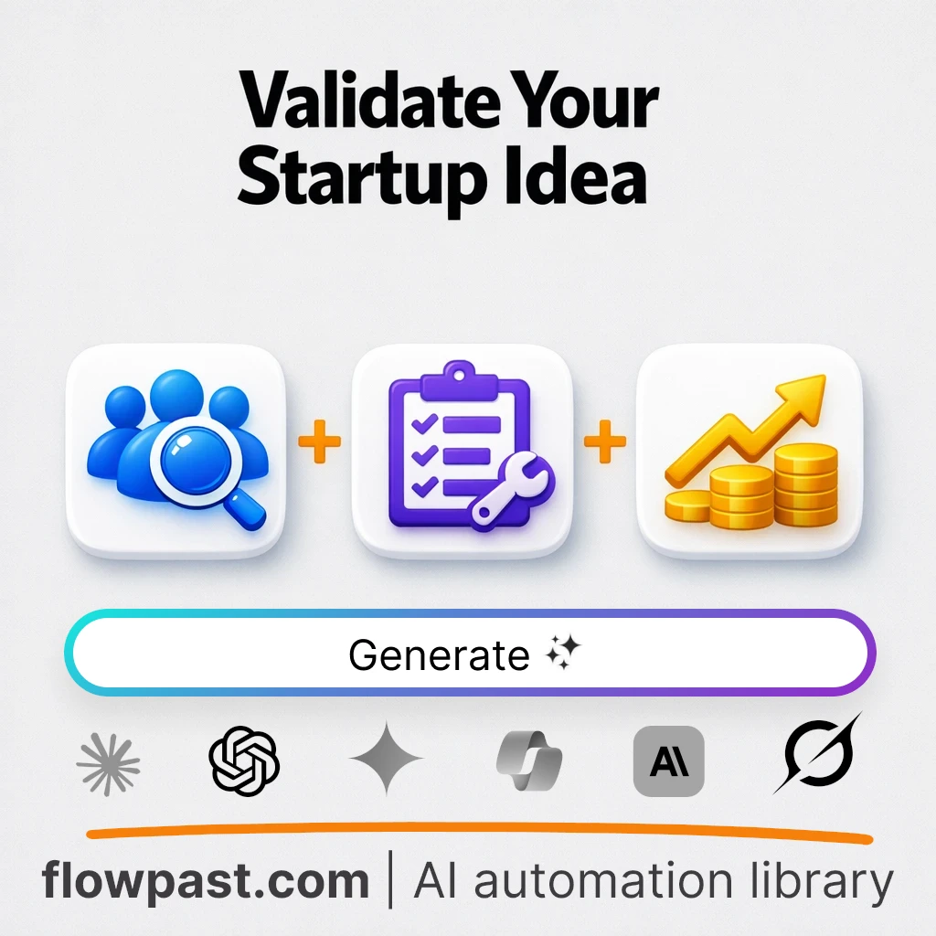 Validate a Startup Idea to First Revenue with this AI Prompt - AI prompt template