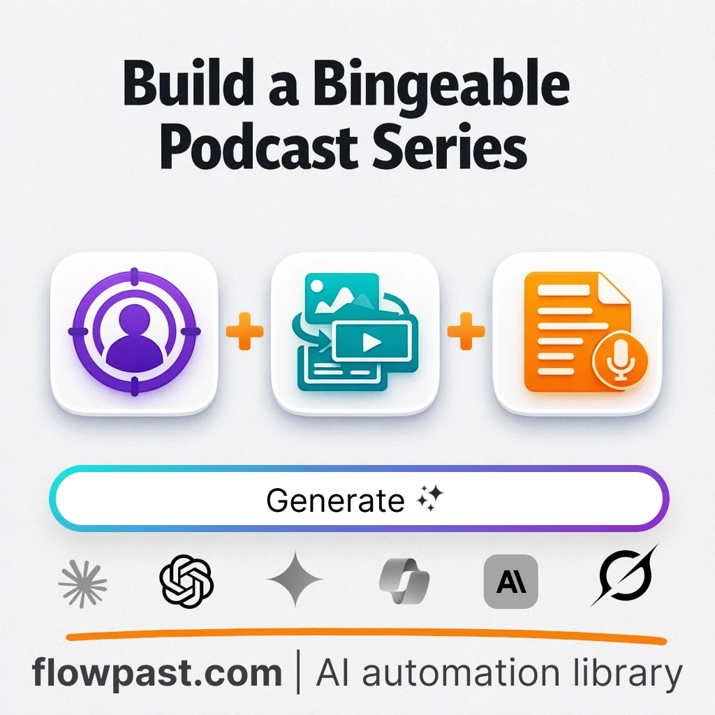 Build a Podcast Mini-Series Package with this AI Prompt - AI prompt template