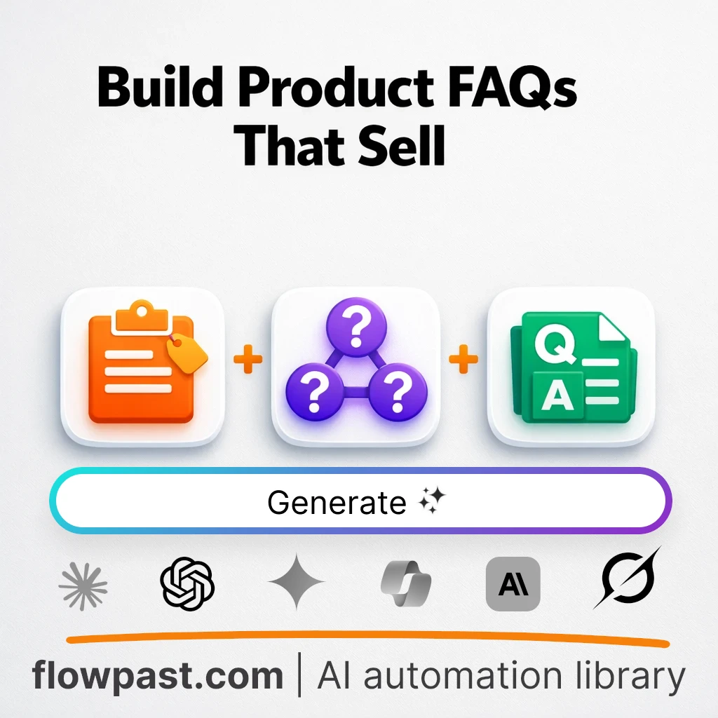Create a Customer FAQ Page with this AI Prompt - AI prompt template