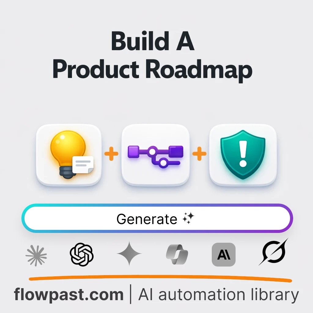 Build a Product Development Roadmap with this AI Prompt - AI prompt template