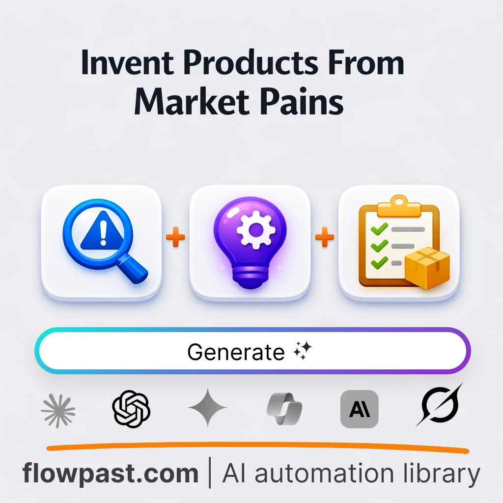 Invent New Products for Any Market AI Prompt - AI prompt template