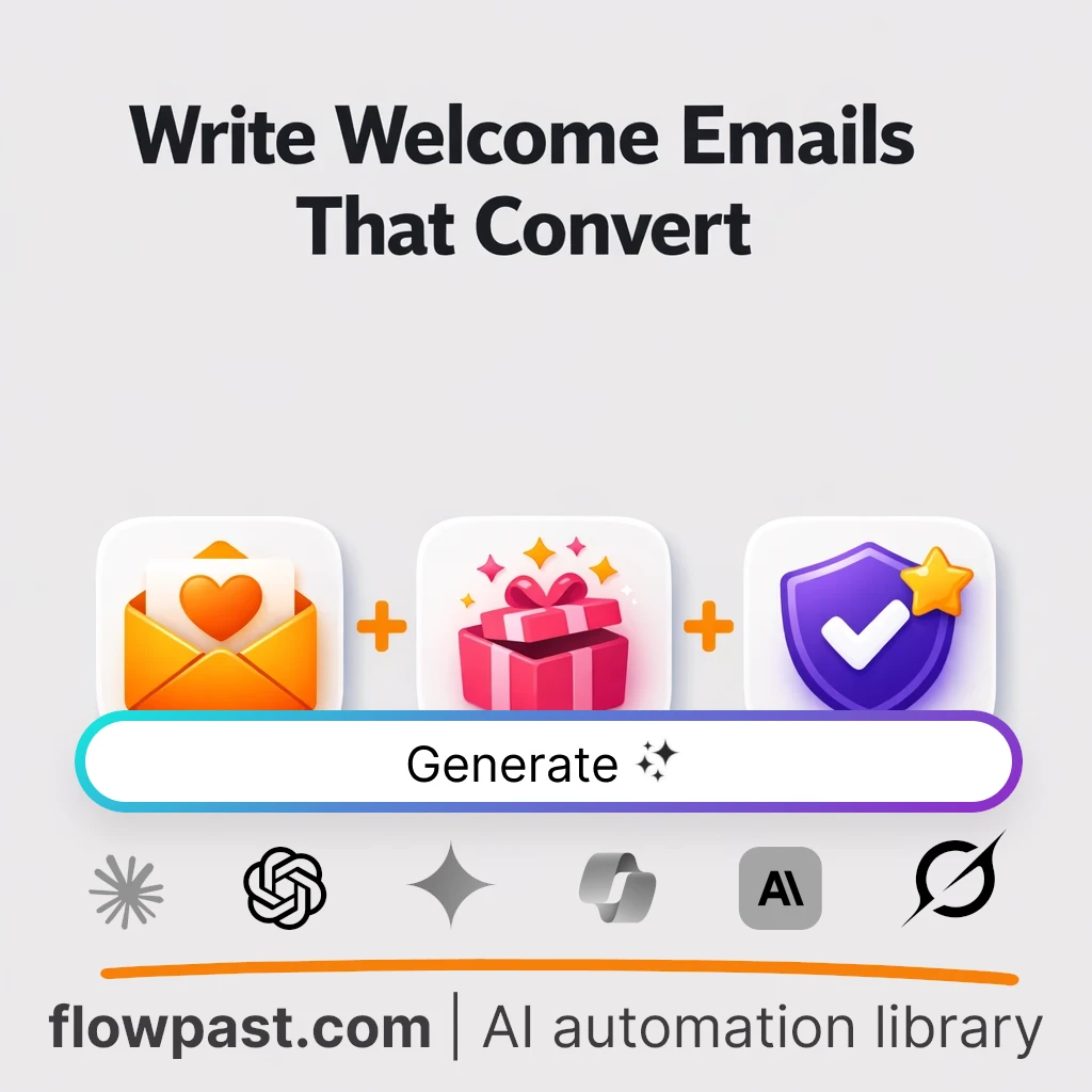 Build a 3-Email Welcome Sequence with this AI Prompt - AI prompt template