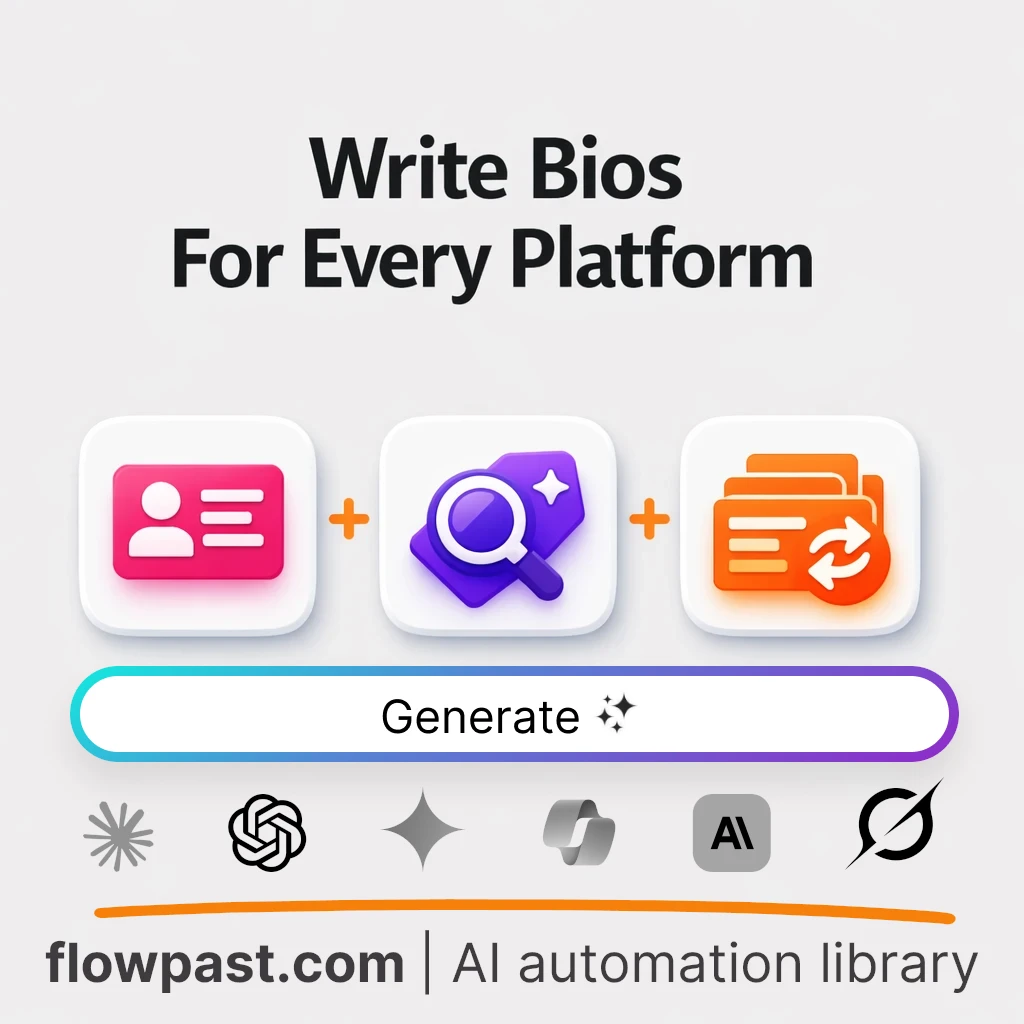 Create Platform-Specific Social Bios AI Prompt - AI prompt template