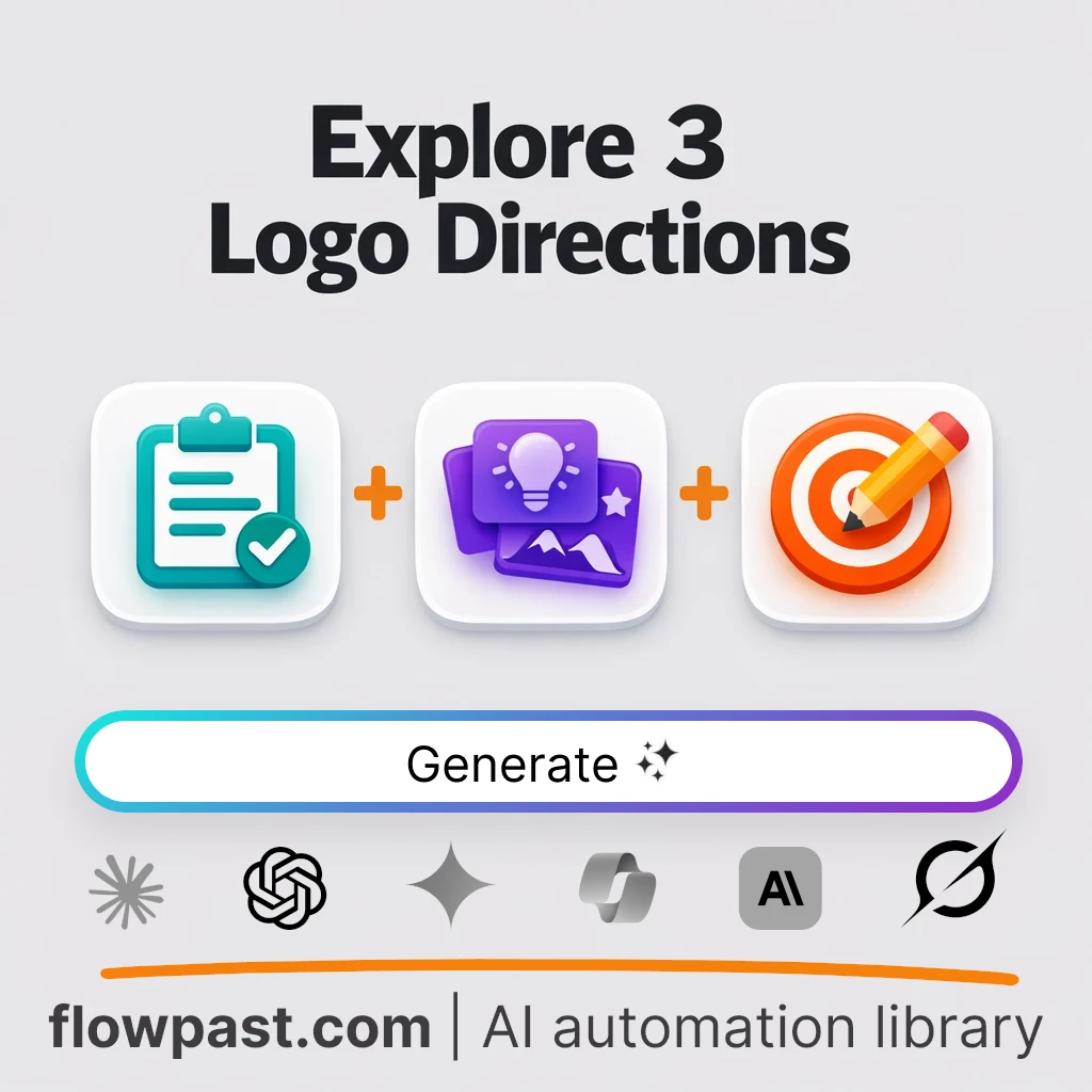 Create 3 Distinct Logo Directions with this AI Prompt - AI prompt template