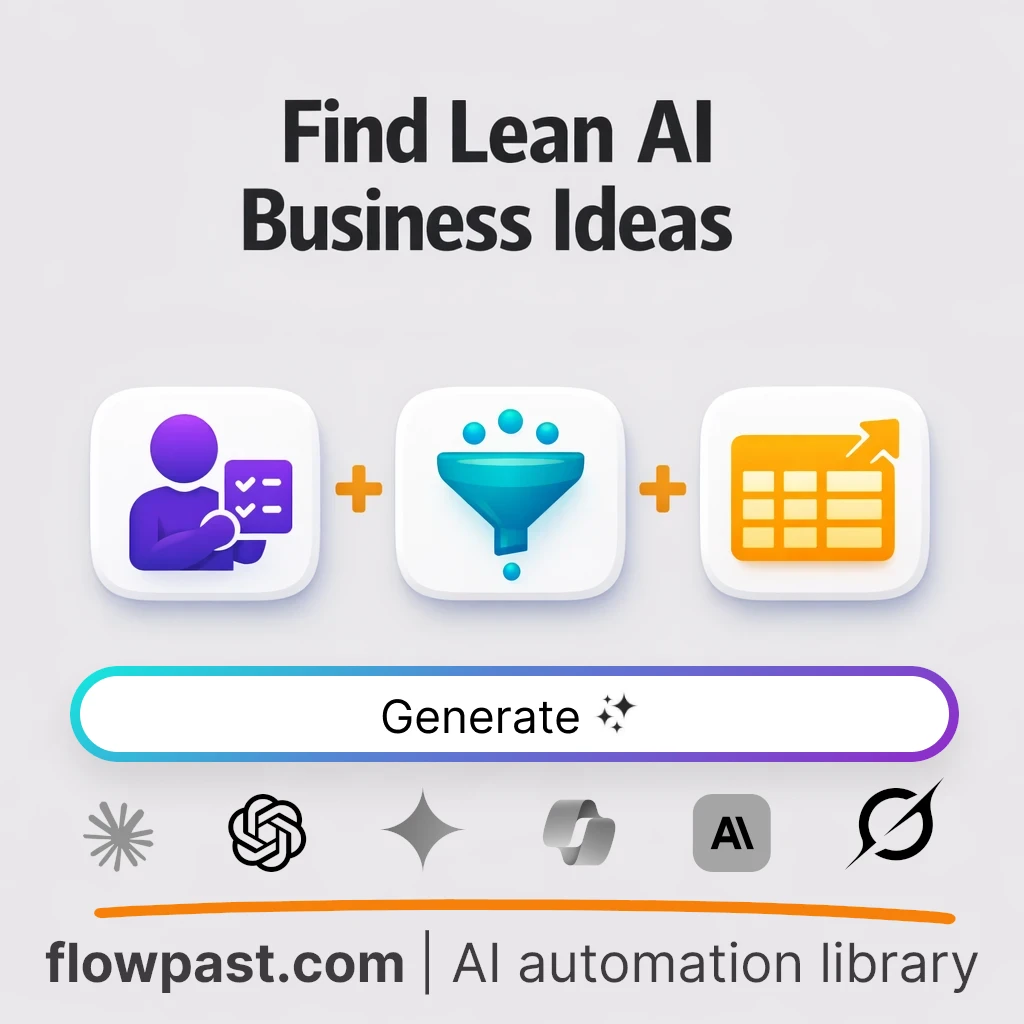 Generate Solo AI Business Ideas AI Prompt - AI prompt template