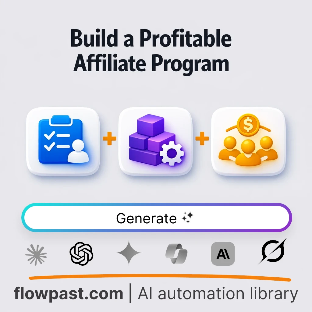 Build an Affiliate Program Blueprint AI Prompt - AI prompt template