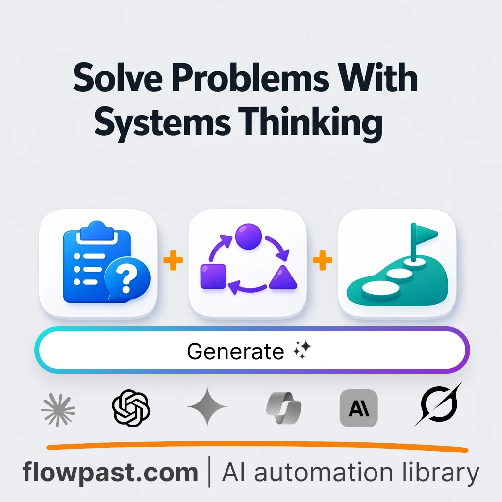 Build Systems Thinking Coaching Flow with this AI Prompt - AI prompt template