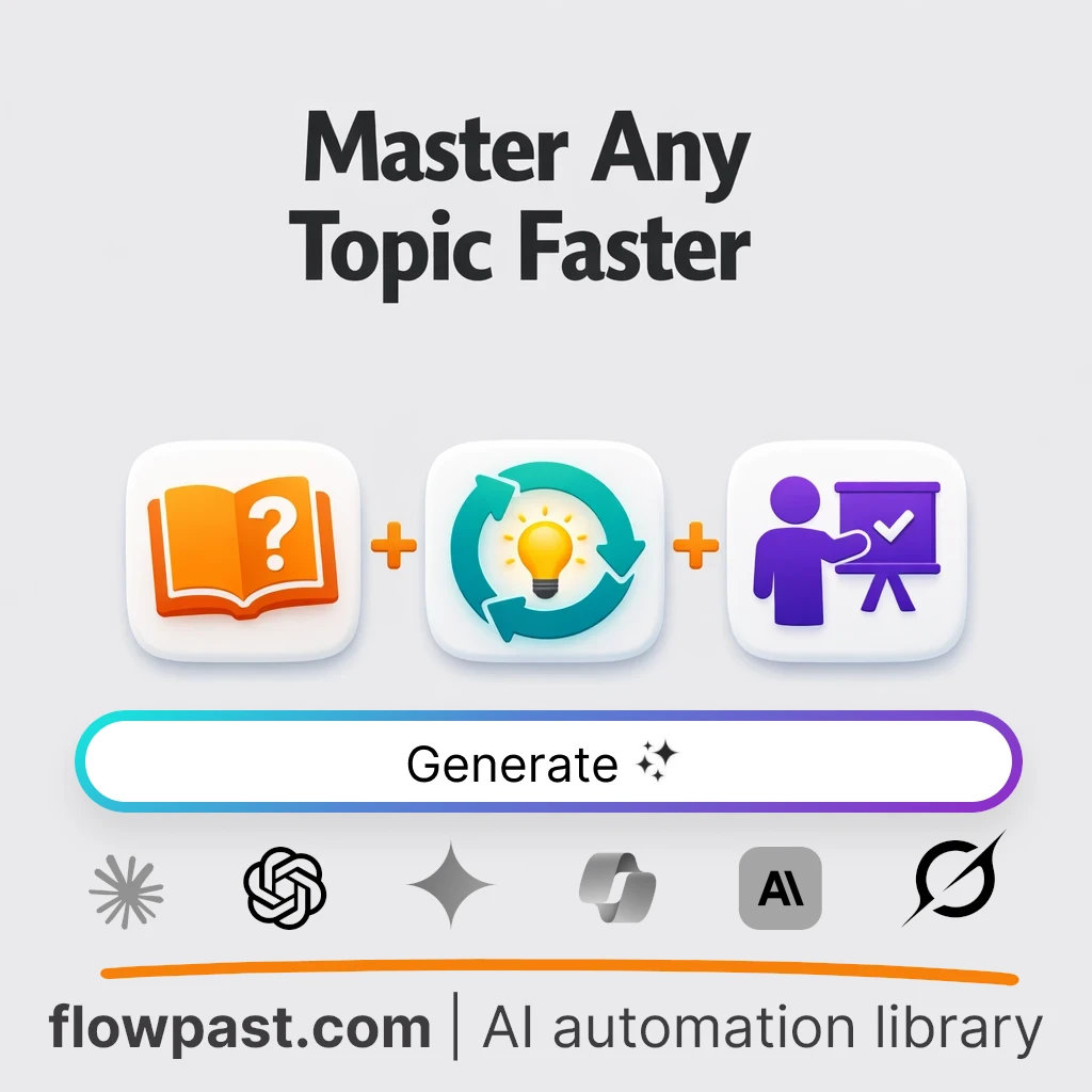 Master Any Topic Faster with this AI Prompt - AI prompt template