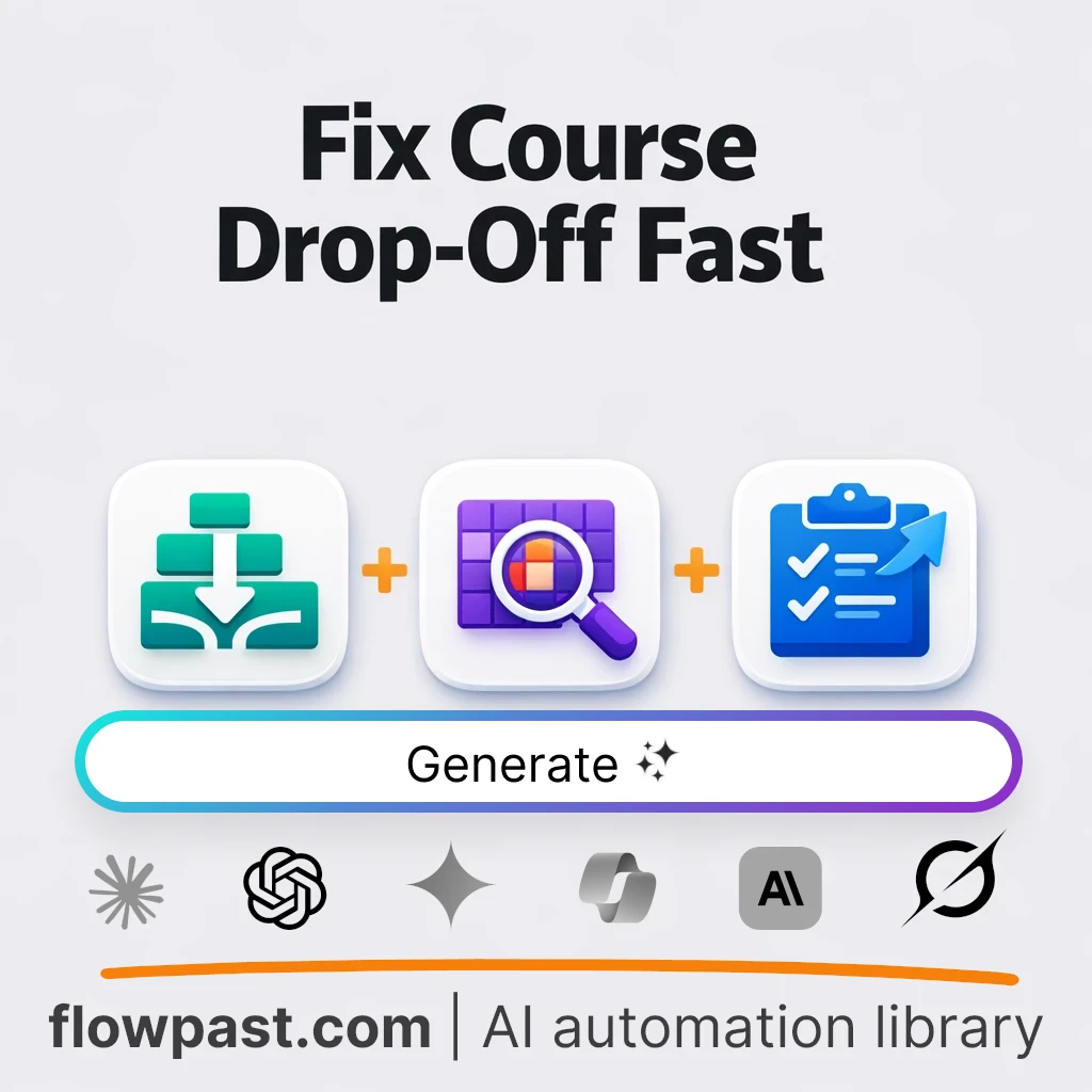 Diagnose LMS Drop-Off and Fix Module Design AI Prompt - AI prompt template