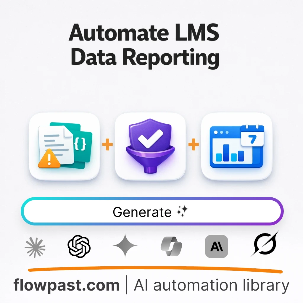 Build Weekly LMS Data Pipeline Blueprint AI Prompt - AI prompt template