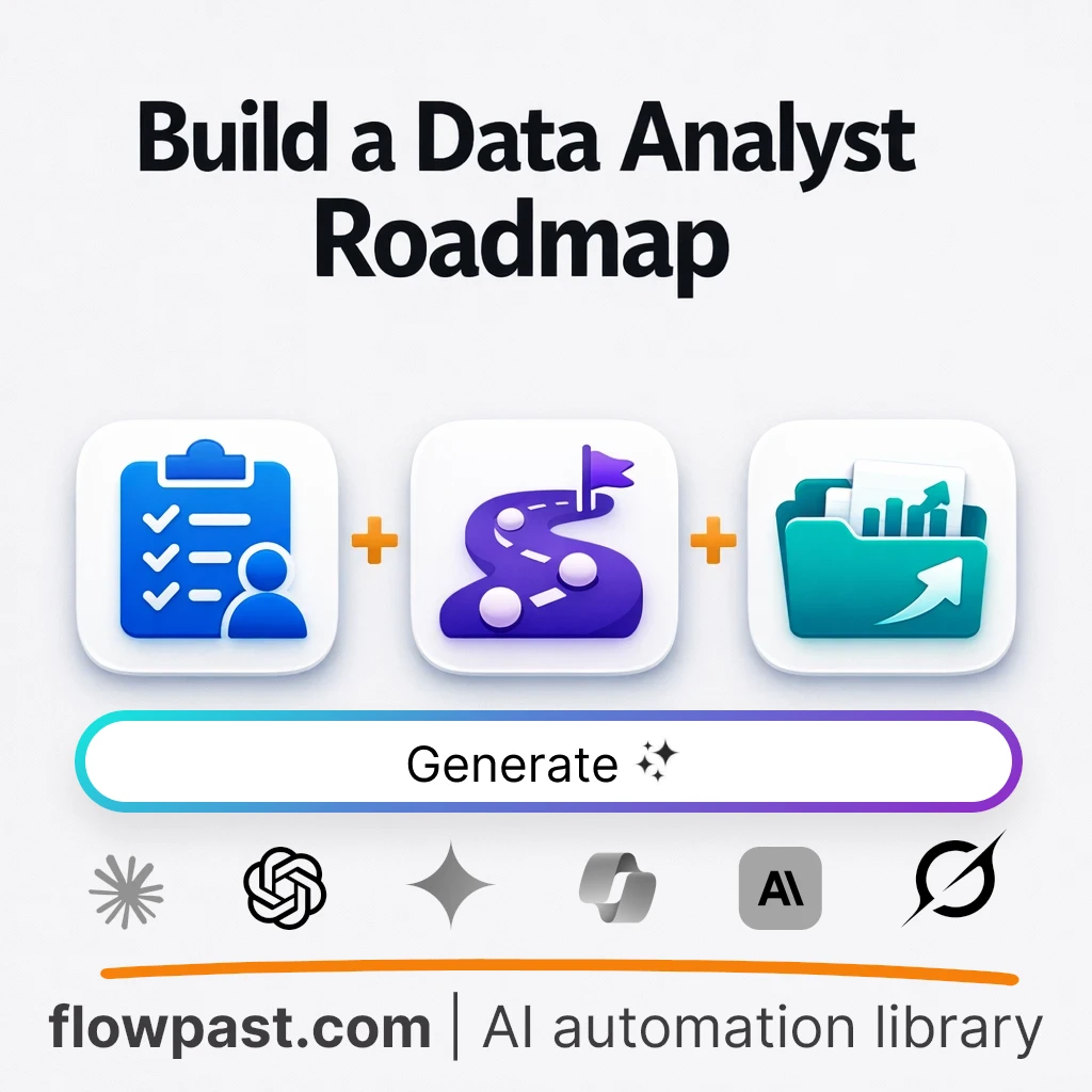 Build a 6-Month Data Analyst Roadmap AI Prompt - AI prompt template