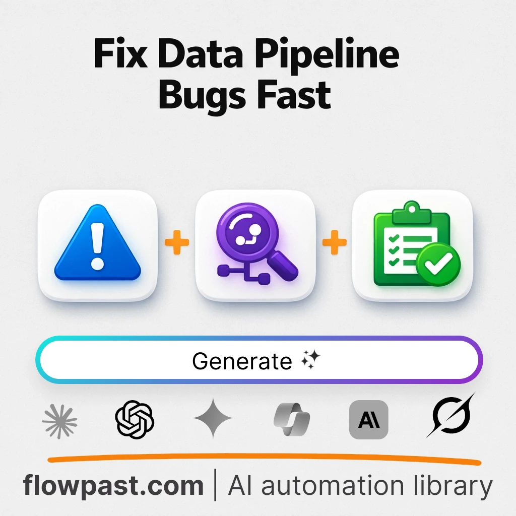 Fix Data Pipeline Failures AI Prompt - AI prompt template