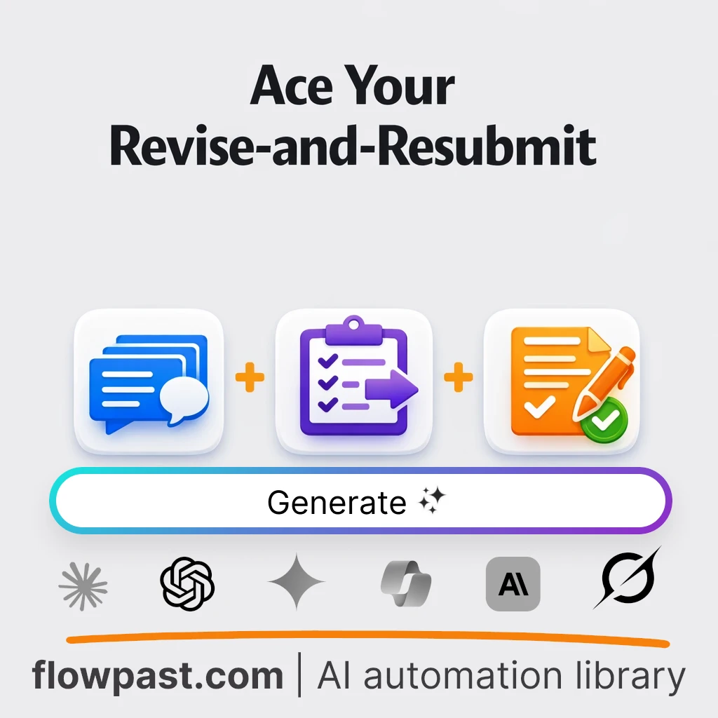 Turn Reviewer Feedback Into a Revision Plan AI Prompt - AI prompt template