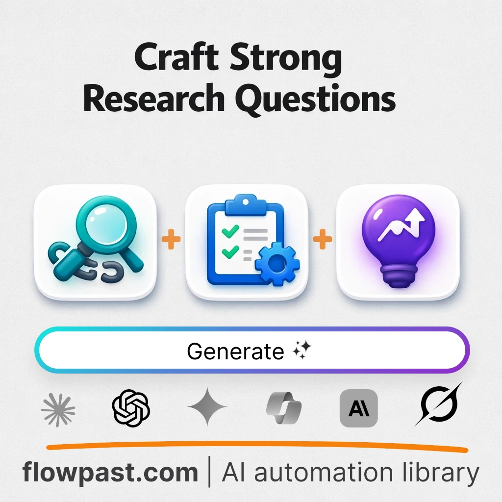 Develop a Fundable Research Question AI Prompt - AI prompt template
