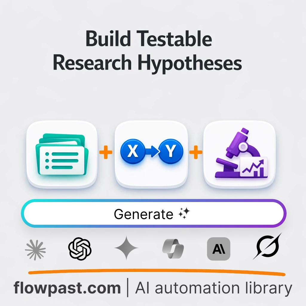 Write a Falsifiable Research Hypothesis with this AI Prompt - AI prompt template
