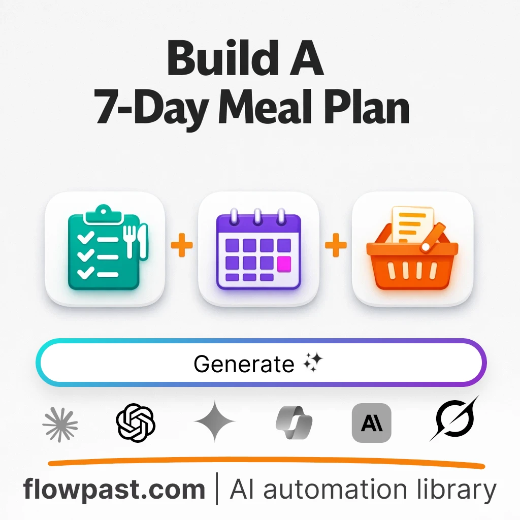 Build a 7-Day Meal Plan with this AI Prompt - AI prompt template