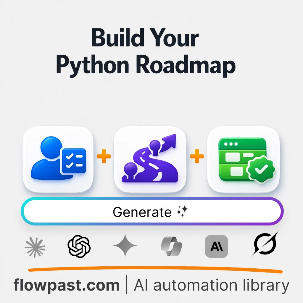 Build a Python Study Roadmap with this AI Prompt - AI prompt template