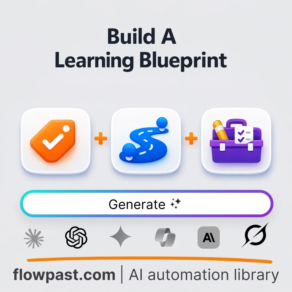 Build a Learning Path Outline with this AI Prompt - AI prompt template